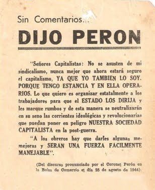 peron dijo