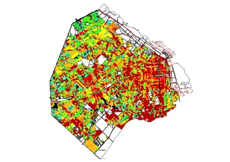 Buenos Aires para tamaño de Manzana Model (1)