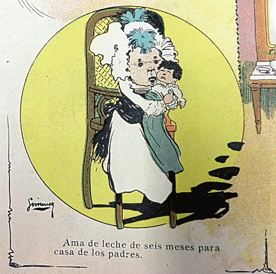 Descripción: Ama de leche de seis meses recortada