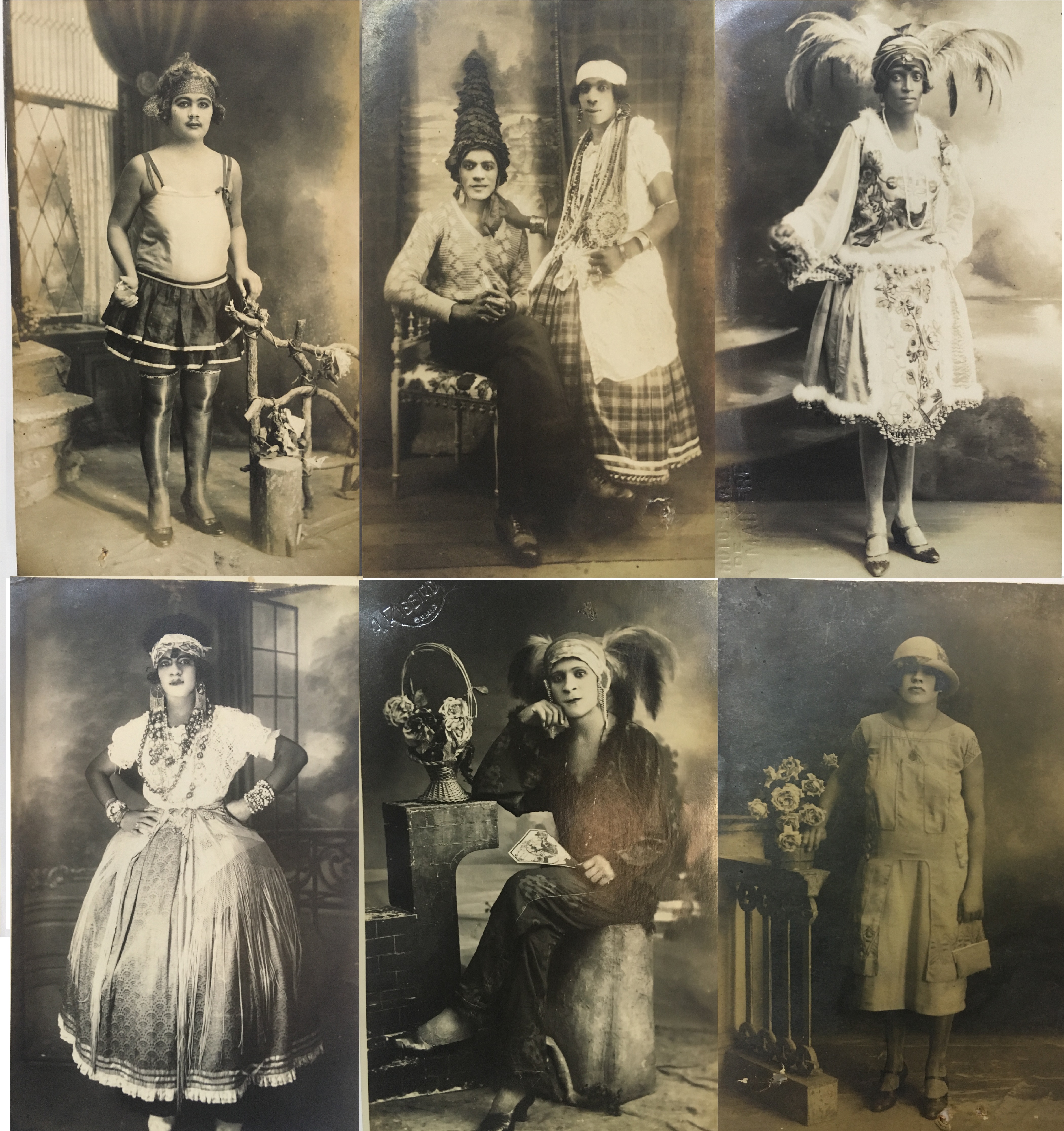 Travestis y Pederastas de Salvador de Bahía / Fuente: Acervo da Fundação Biblioteca Nacional do Brasil